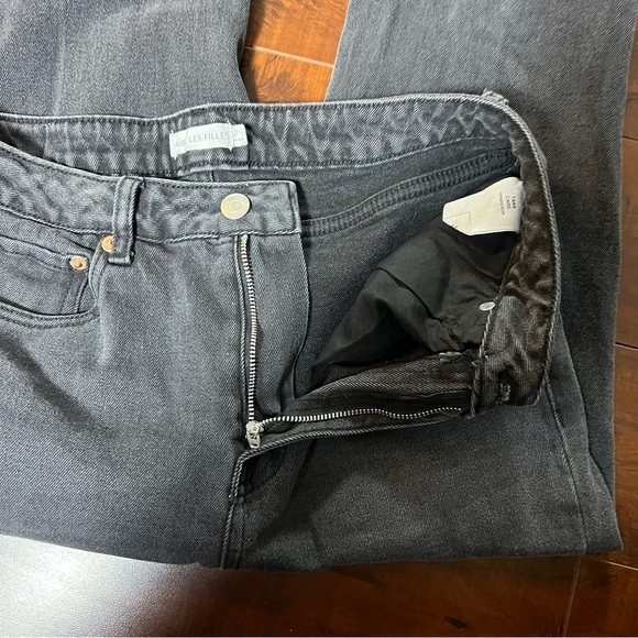 ANTHROPOLOGIE Avec Les Filles Denim High Rise Jeans Distressed Cropped Size 27 - Picture 7 of 11